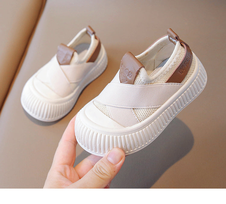 Zapatillas trenzadas de moda para niños 