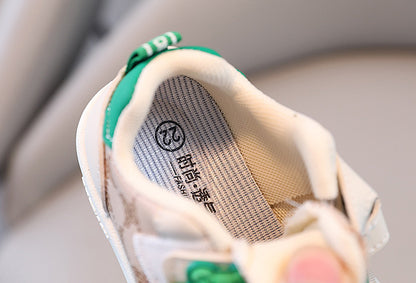 Children's Teddy Bear Sneakers with Velcro