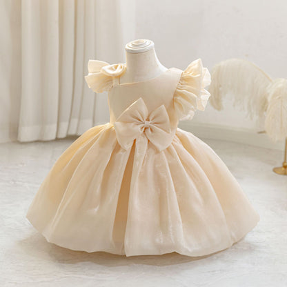 Children's Party Dress with Bow
