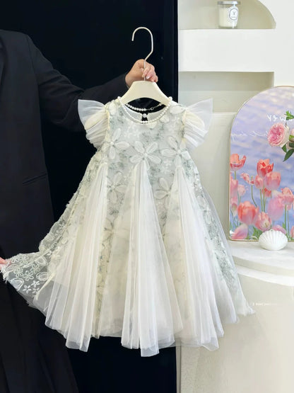 Floral Luxury Children's Dress