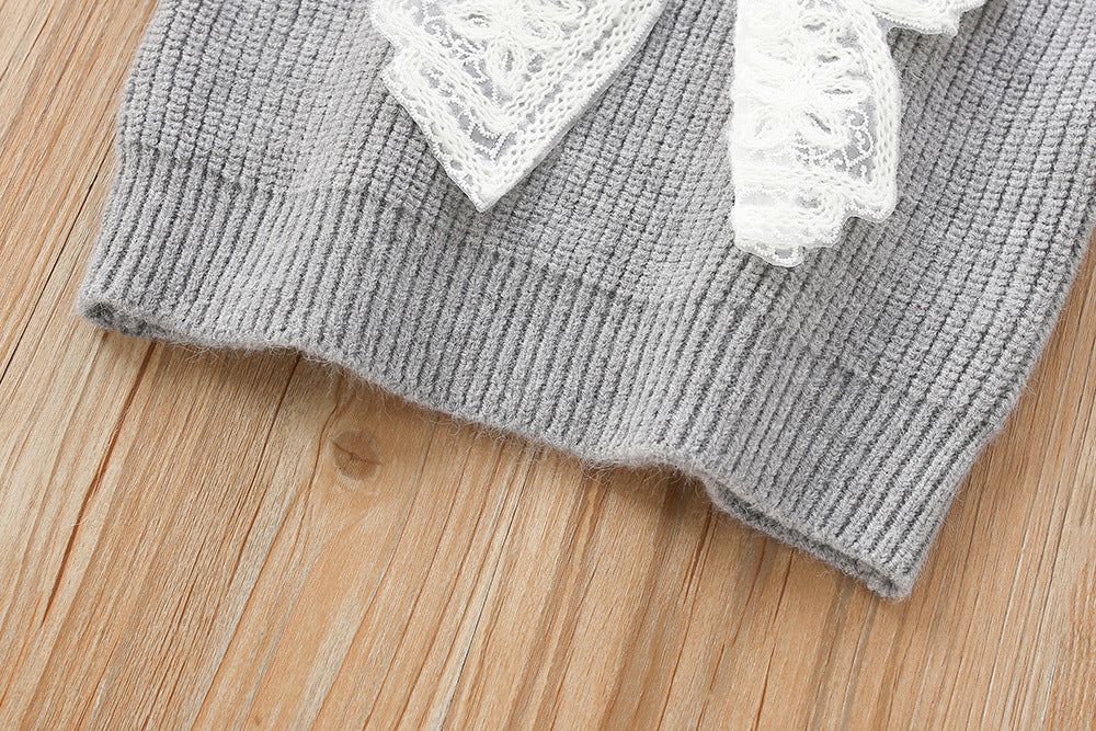 Children's Set with Bow and Glitter