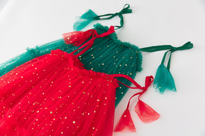 Christmas Tulle Infant Dress