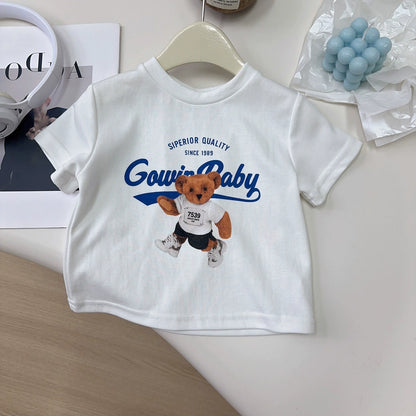 Girls' Teddy Bear and Checkered Outfit