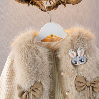 Children's 3-Piece Set with Faux Fur