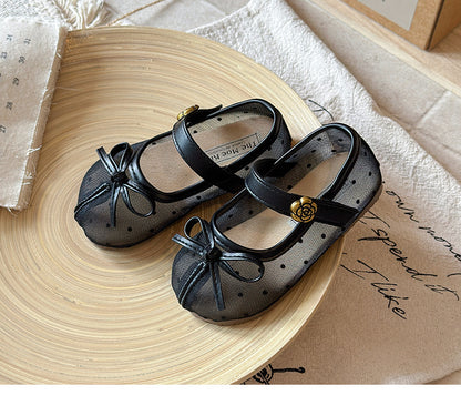 Children's Ballet Flats with Bow