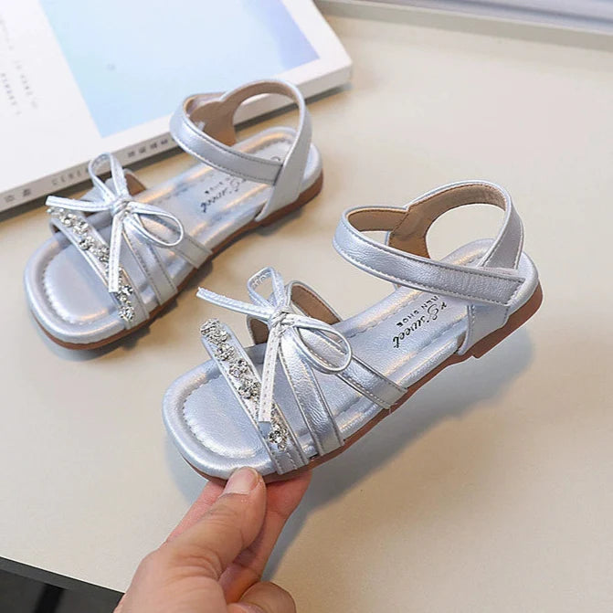 Sandalias de verano con lazo para mujer 