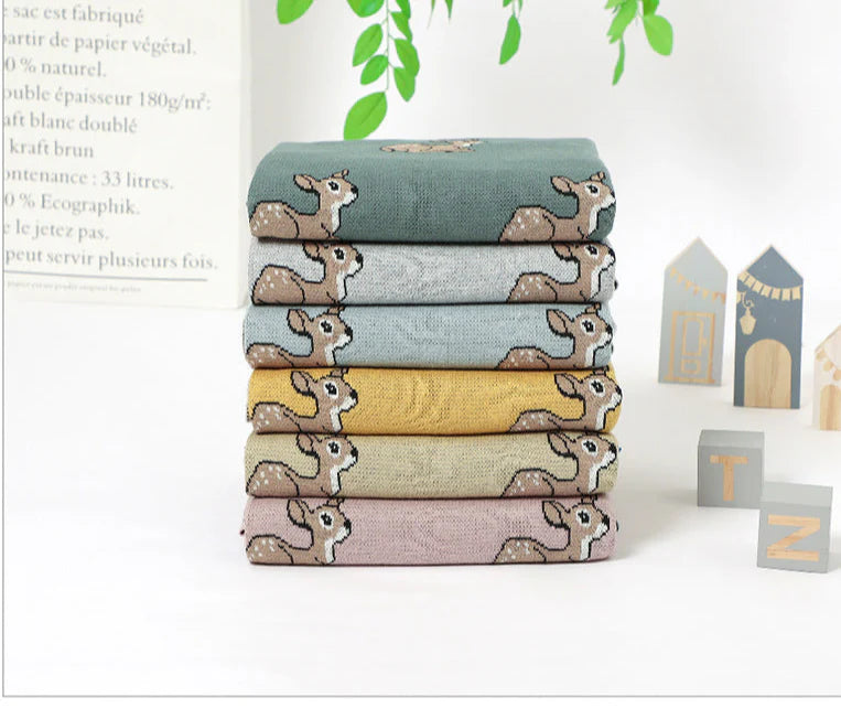 Children's Blanket with Animal Print