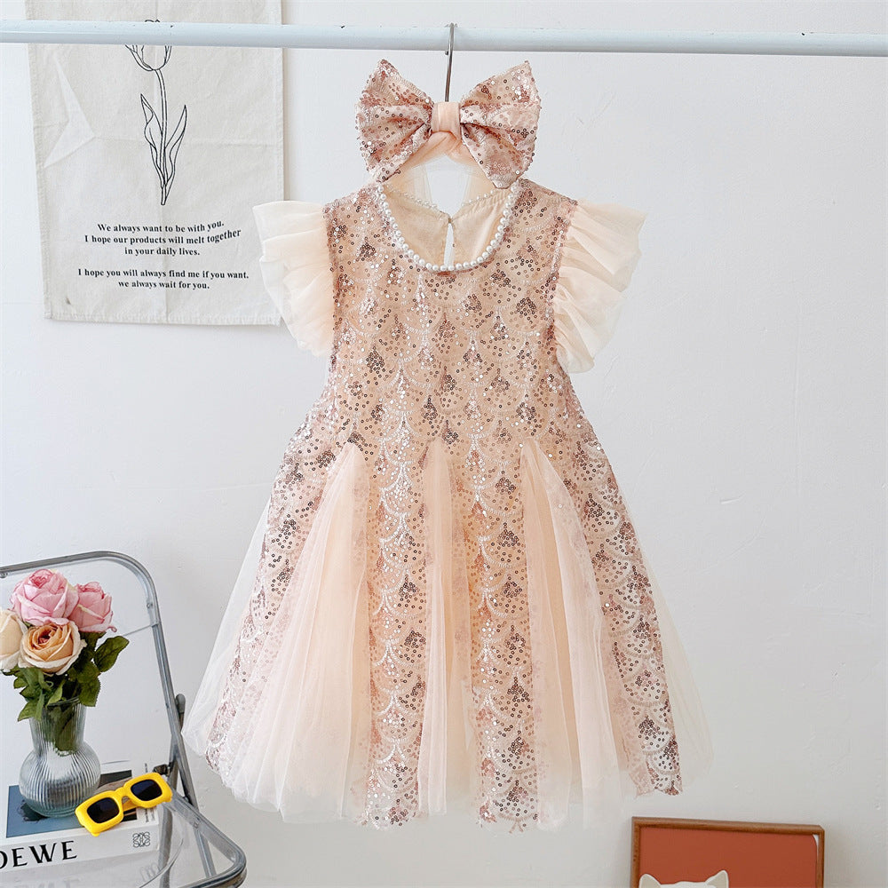 Sparkly Mermaid Dress for Girls