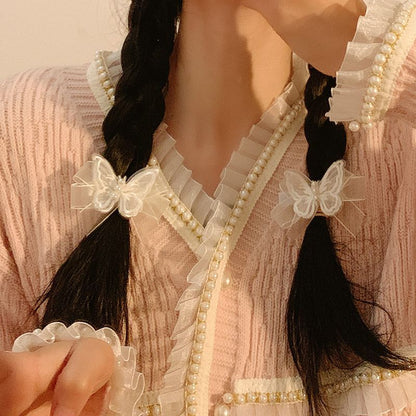 Pinza para el pelo con forma de mariposa 