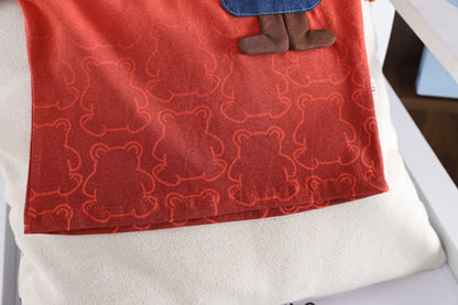 Boys' Outfit with Teddy Bear and Jeans