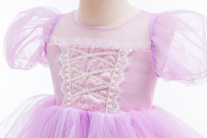 Purple Party Dress + Accessories