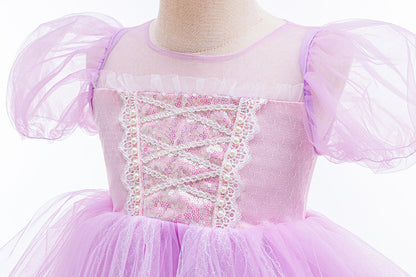 Purple Party Dress + Accessories