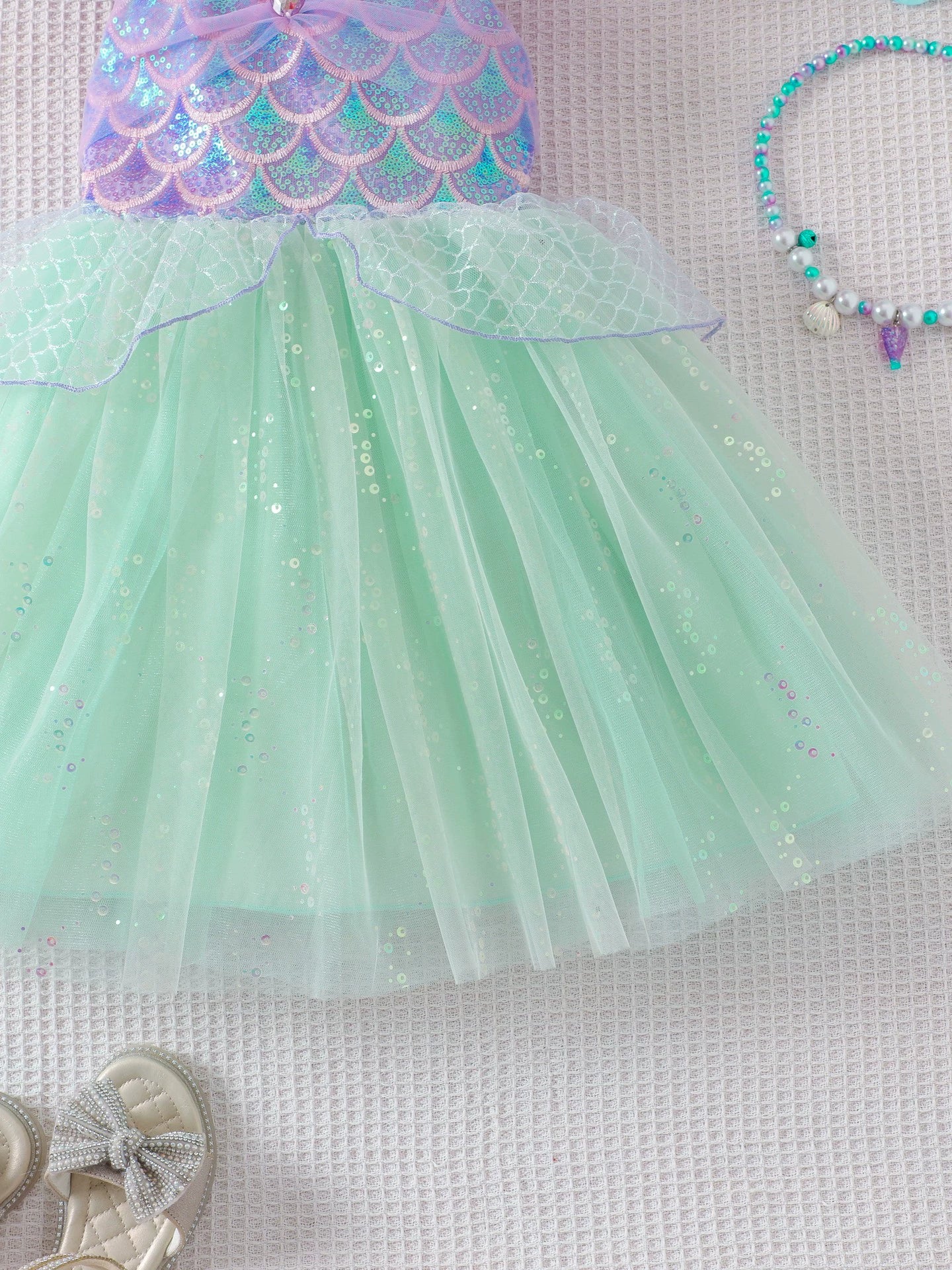 Children's Dress with Sparkling Scales