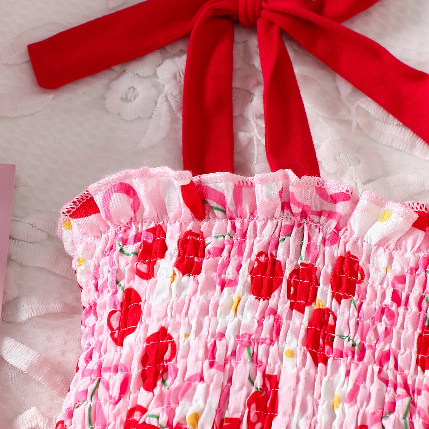 Cherry Print Children's Dress