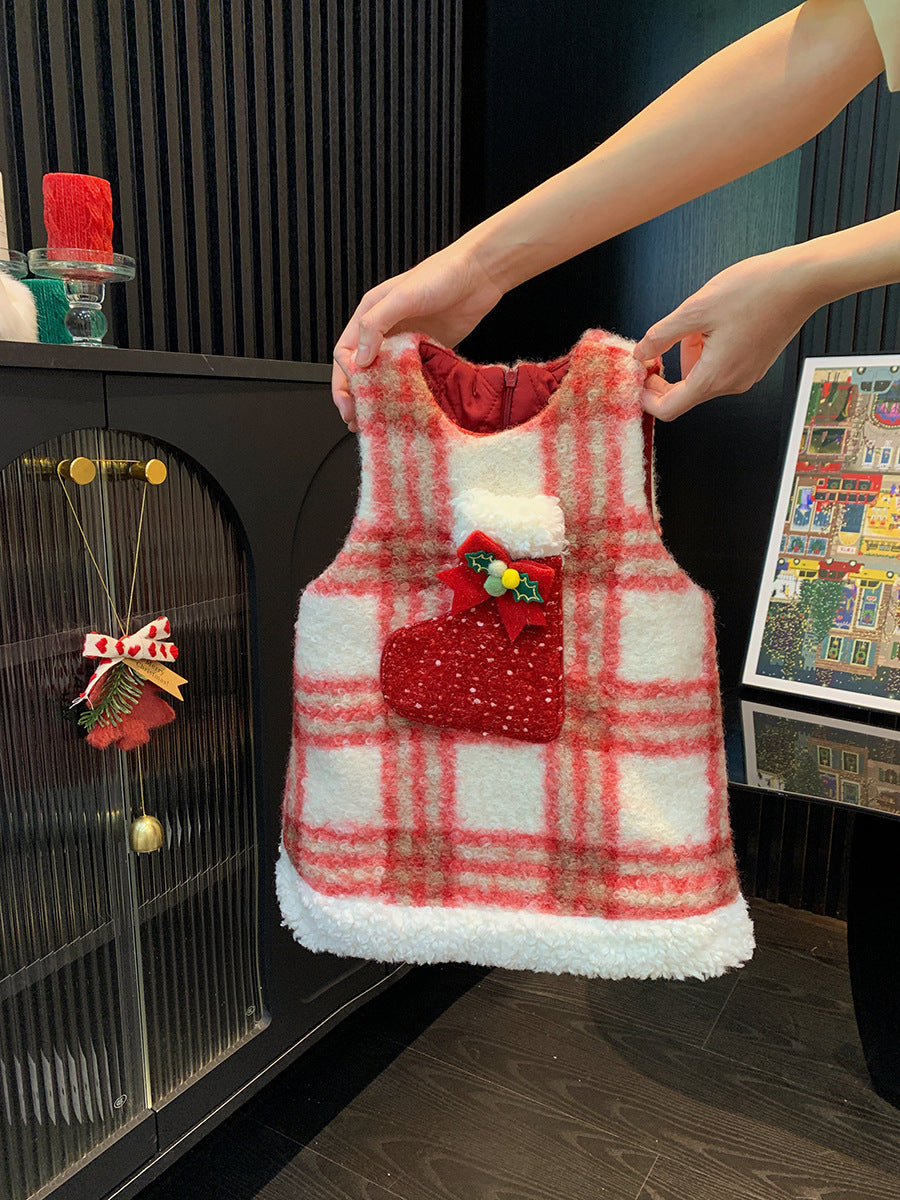 Christmas Red Children's Dress