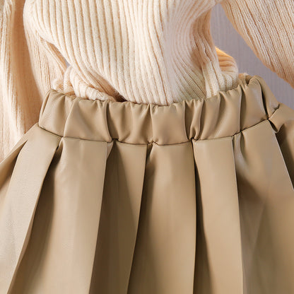 Children's 3-Piece Set with Fluffy Flowers