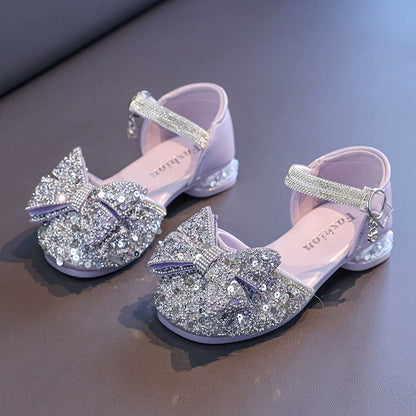 Sandalias de moda para niños brillantes 