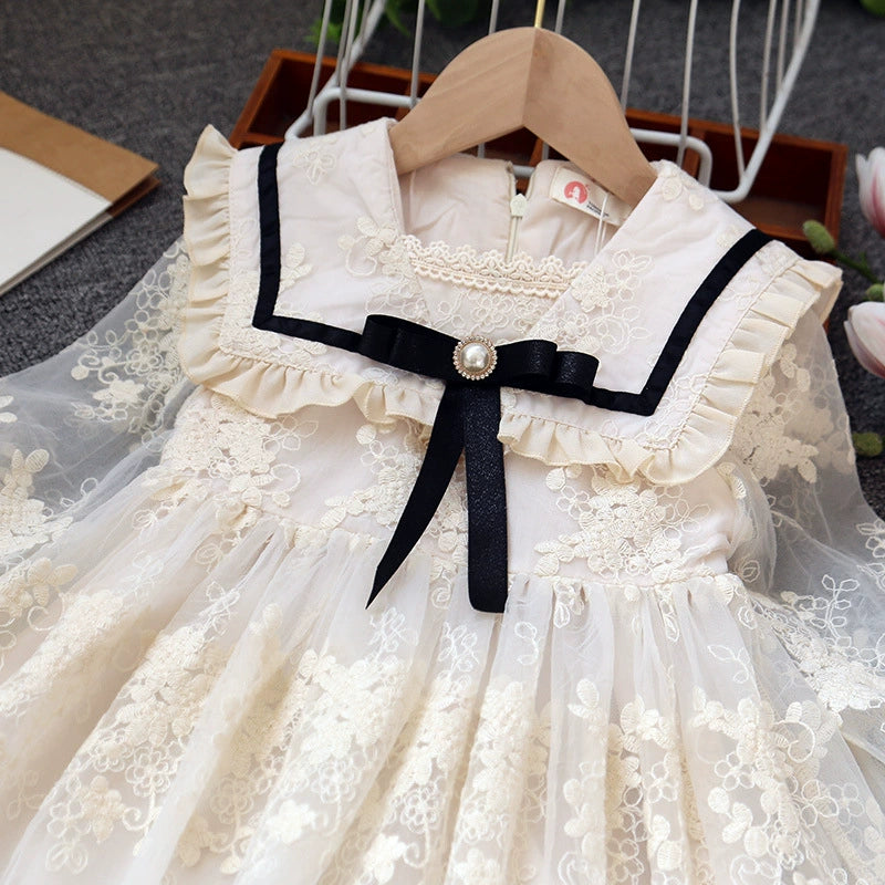 Floral Lace Dress for Girls