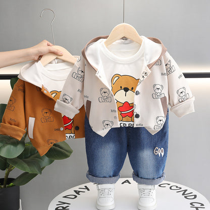 Boys' 3-Piece Teddy Bear Set