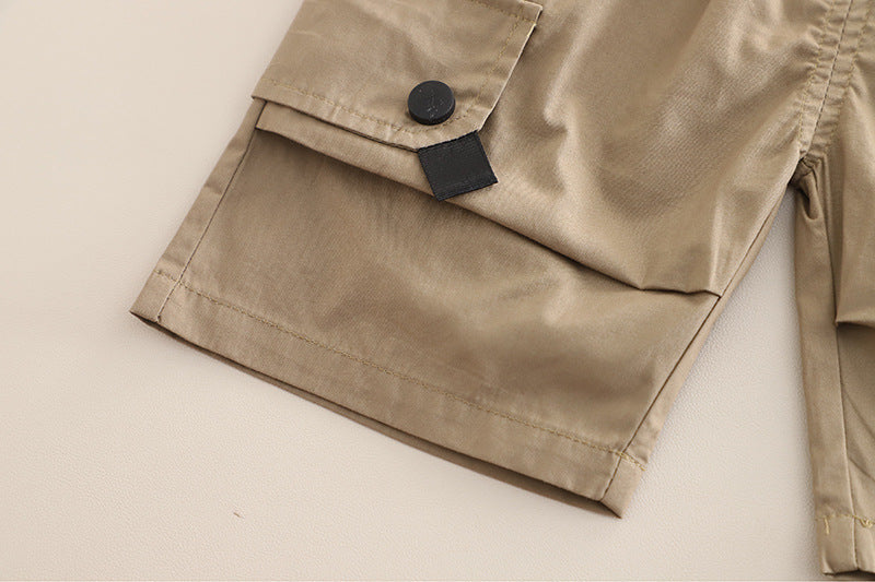 Children's Set with Teddy Bear and Pockets