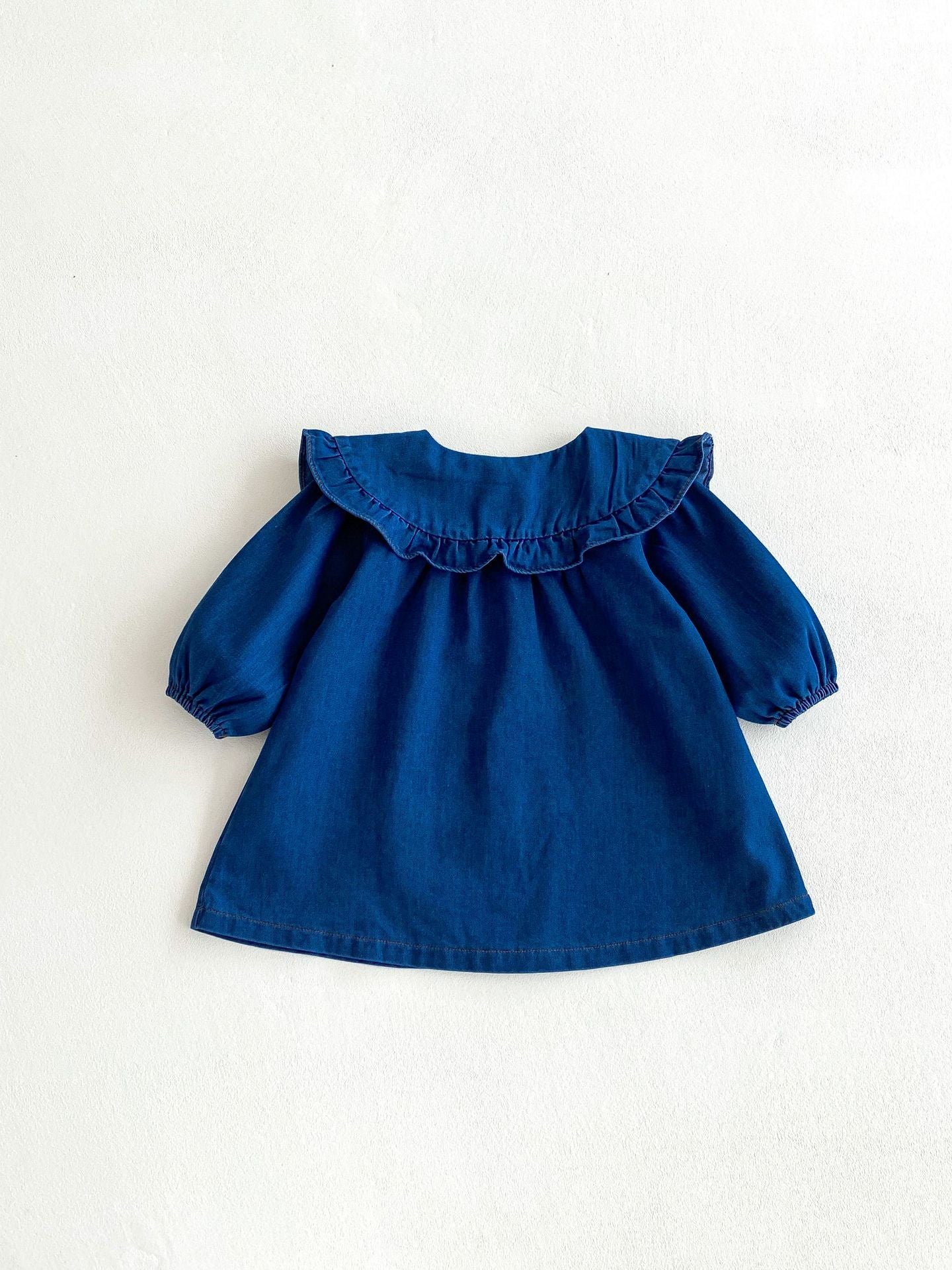 Body/ Denim Dress with Collar