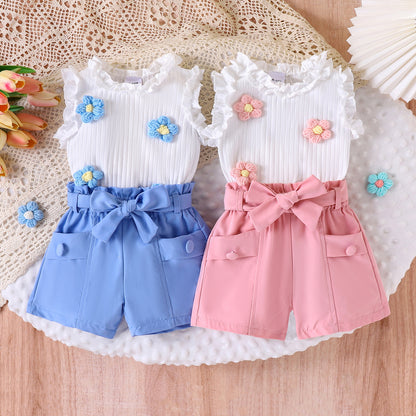 Girls' Summer Flower Set