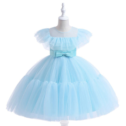 Vestido de tul plisado para niña 