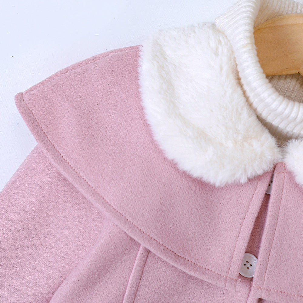 Pink Children's Jacket with Plush Lining