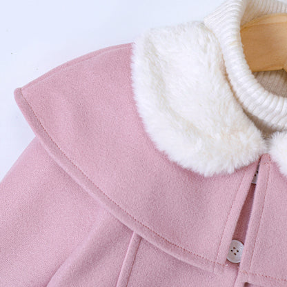 Pink Children's Jacket with Plush Lining