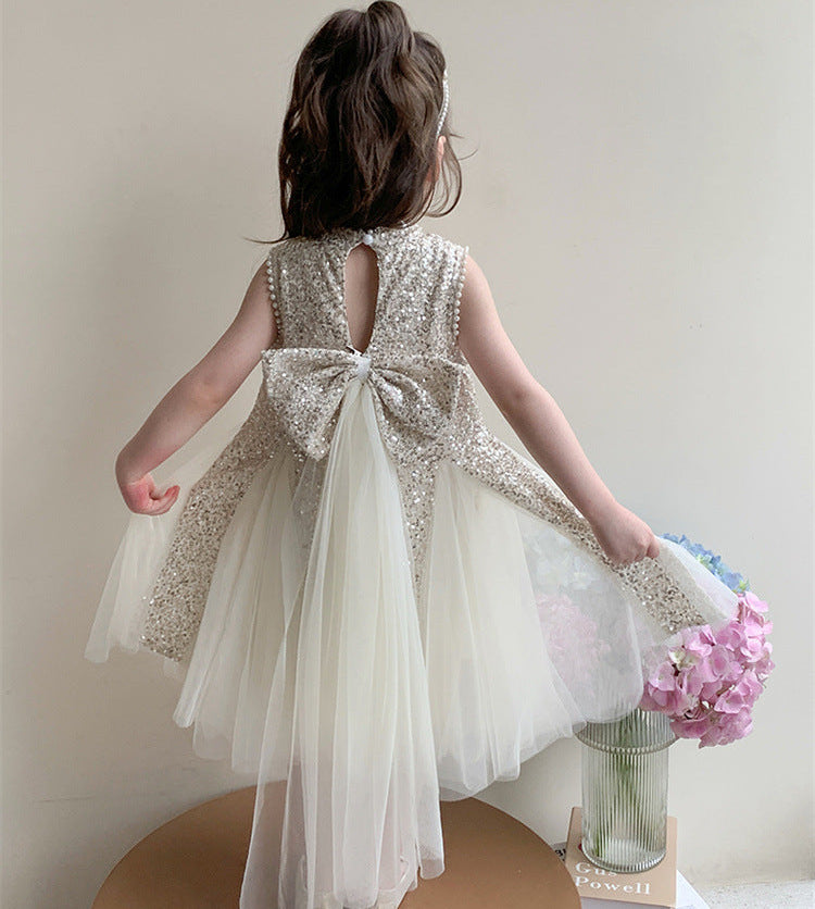 Children's Dress with Sparkling Tulle