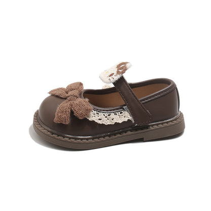 Lace Balloon Thick Sole Kids Sandals Lightweight Walking Shoes
