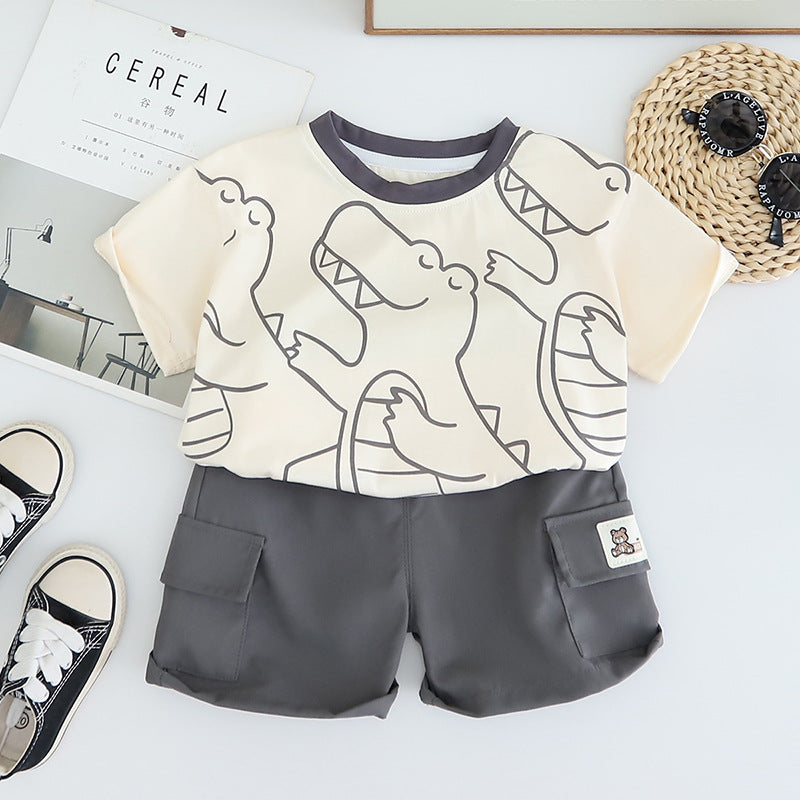 Boys' Summer Dinosaur Outfit