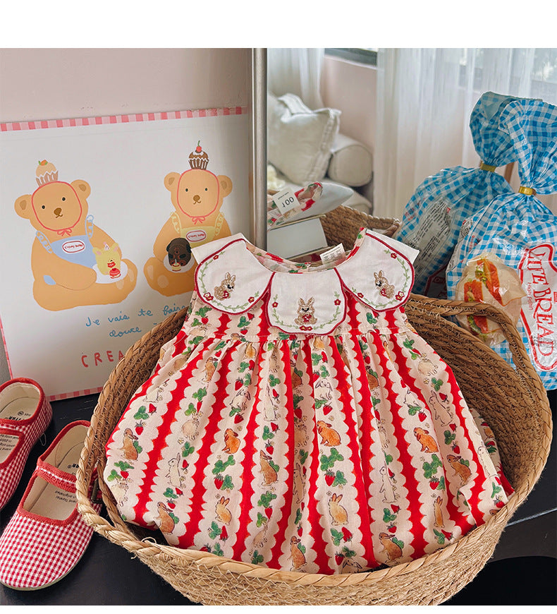 Children's Summer Bunnies Dress