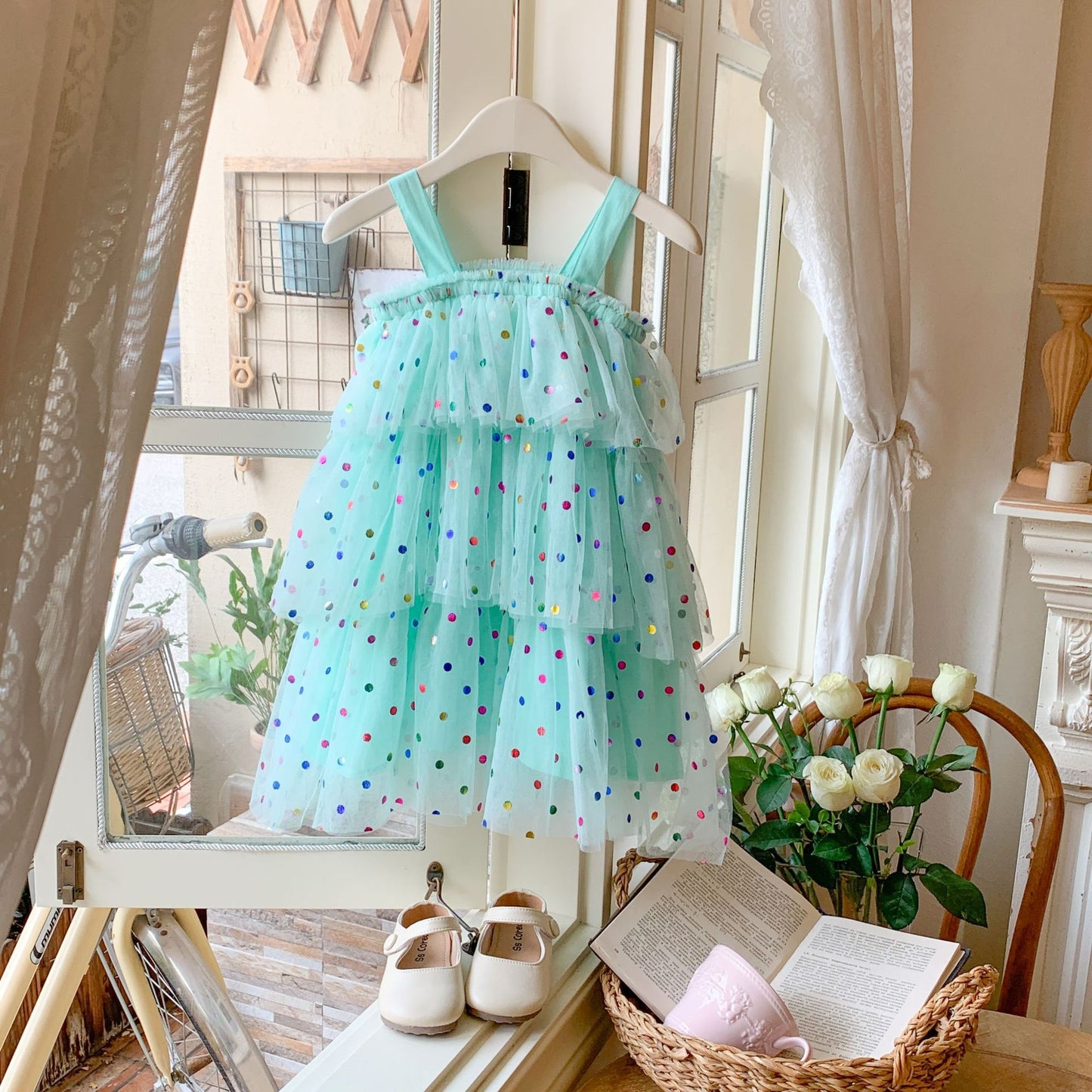 Tule Poá Children's Dress