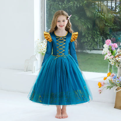 Party Dress for Girls with Glitter