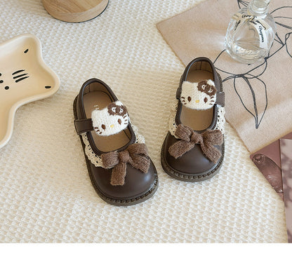 Lace Balloon Thick Sole Kids Sandals Lightweight Walking Shoes