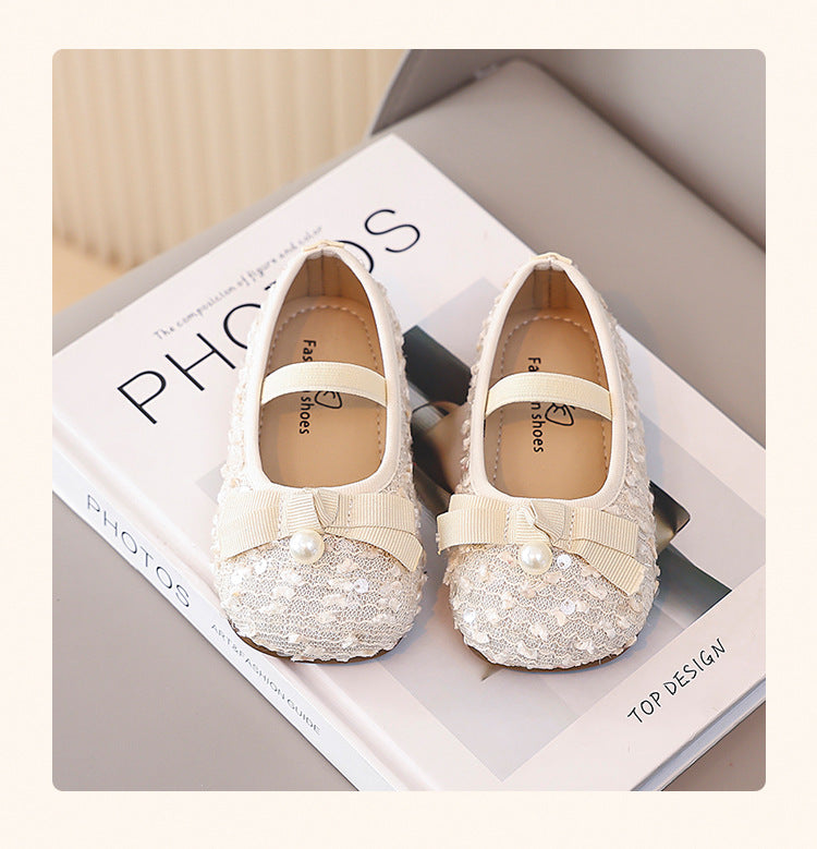 Children's Shiny Pearl Shoe