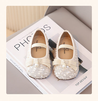 Children's Shiny Pearl Shoe