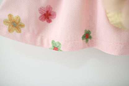 Children's Floral Dress with Long Sleeves