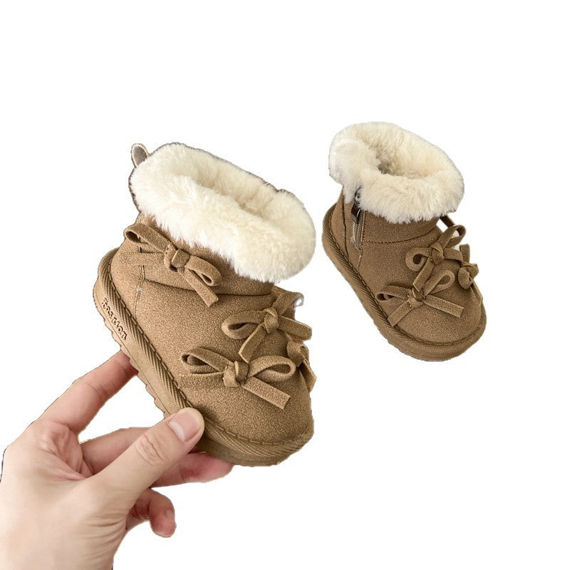 Children Warm Snow Boots Girl Princess Boots