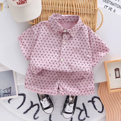 Modern Boys' Outfit with Prints