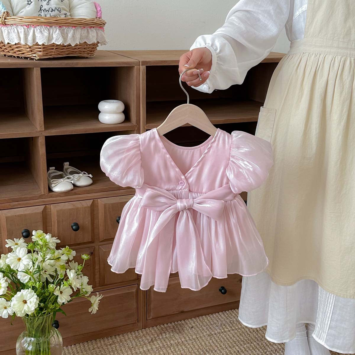 Children's Puff Sleeve Dress