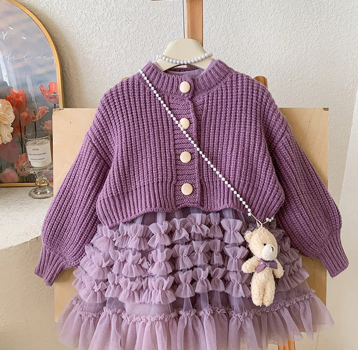 Children's Set: Jacket + Tulle Dress