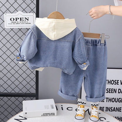 Conjunto de jeans de 3 piezas para niño 