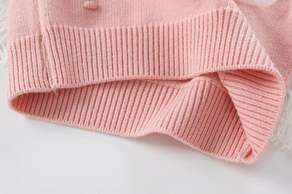 Girls' Knit Set Mussi Little Flowers