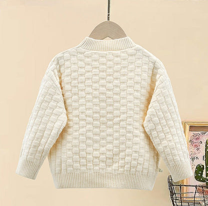 Blusa infantil de mujer con ositos de peluche de punto 