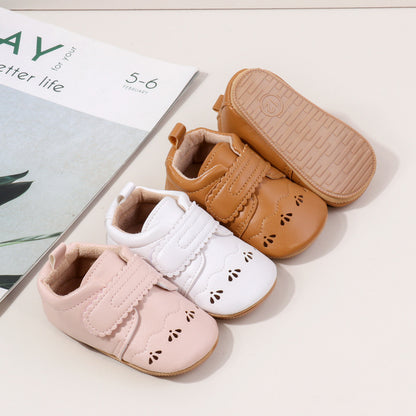 Zapatos de bebé con velcro para princesitas 