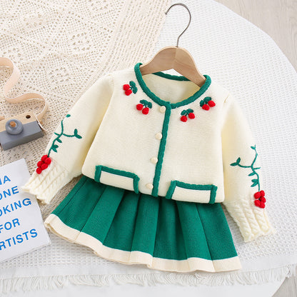 Conjunto de cerezas para niñas 