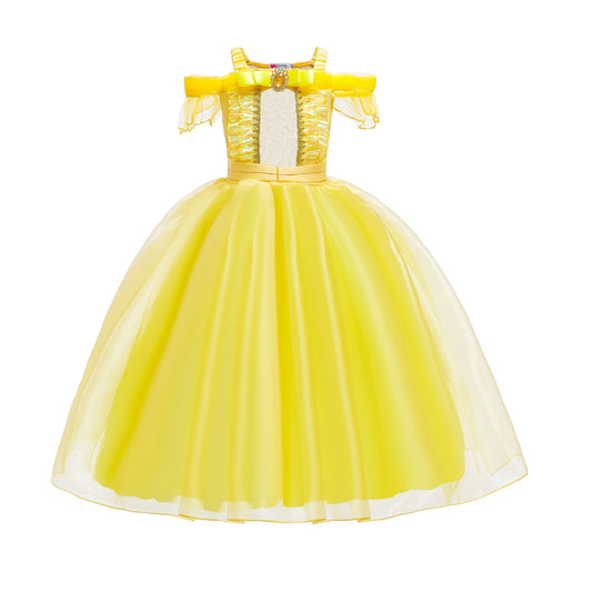 Enchanted Yellow Party Dress