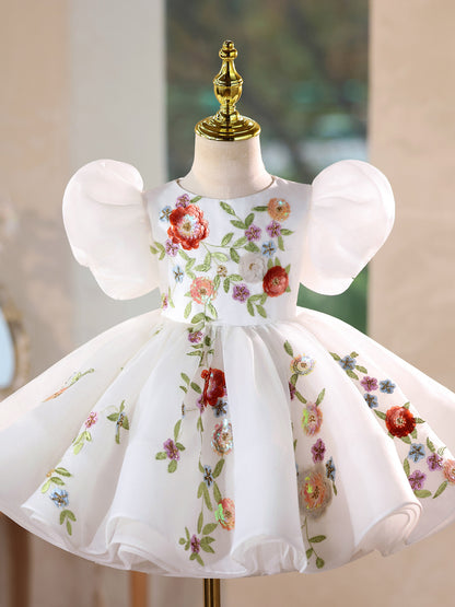 Bouffant Floral Party Dress